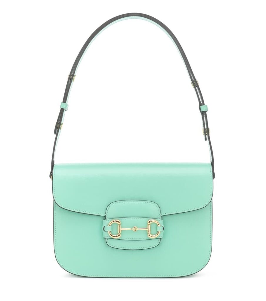 Gucci 1955 horsebit bag in mint green