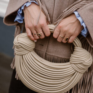 Bottega veneta double knot spaghetti bag