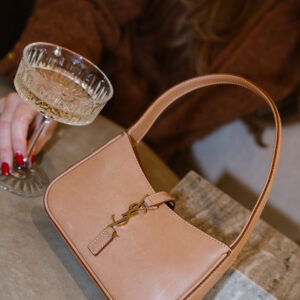 Saint laurent le 5 a 7 mini tas camel