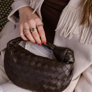 Bottega veneta jodie bag bruin leer